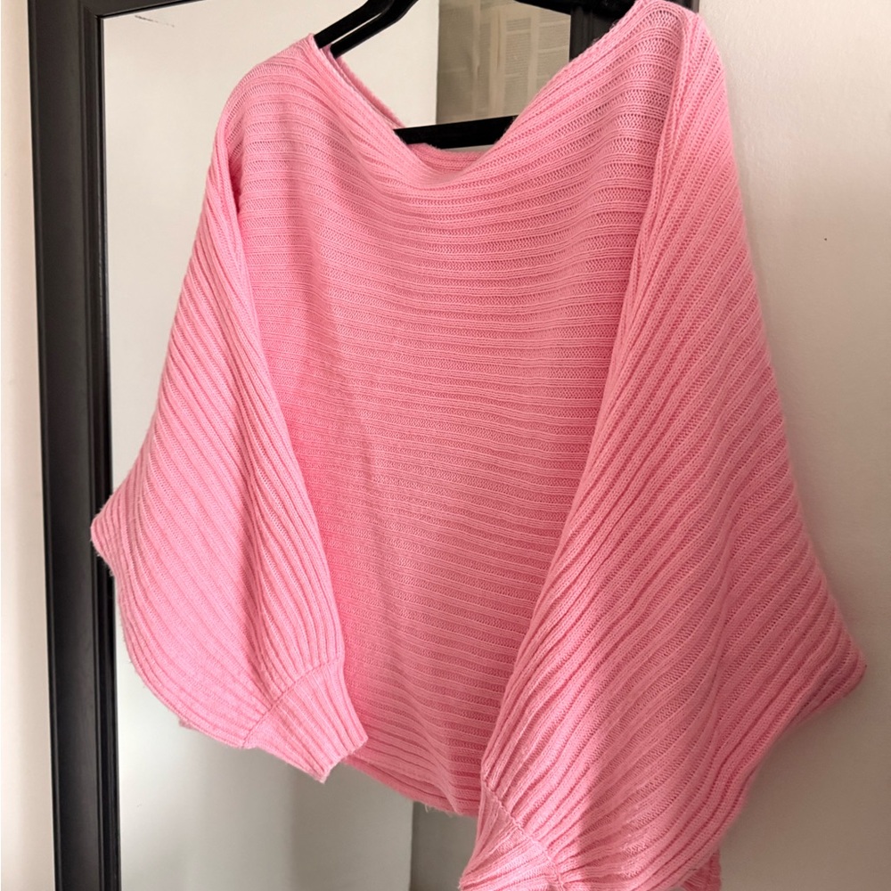 SHEIN Curve Pink Knit Top